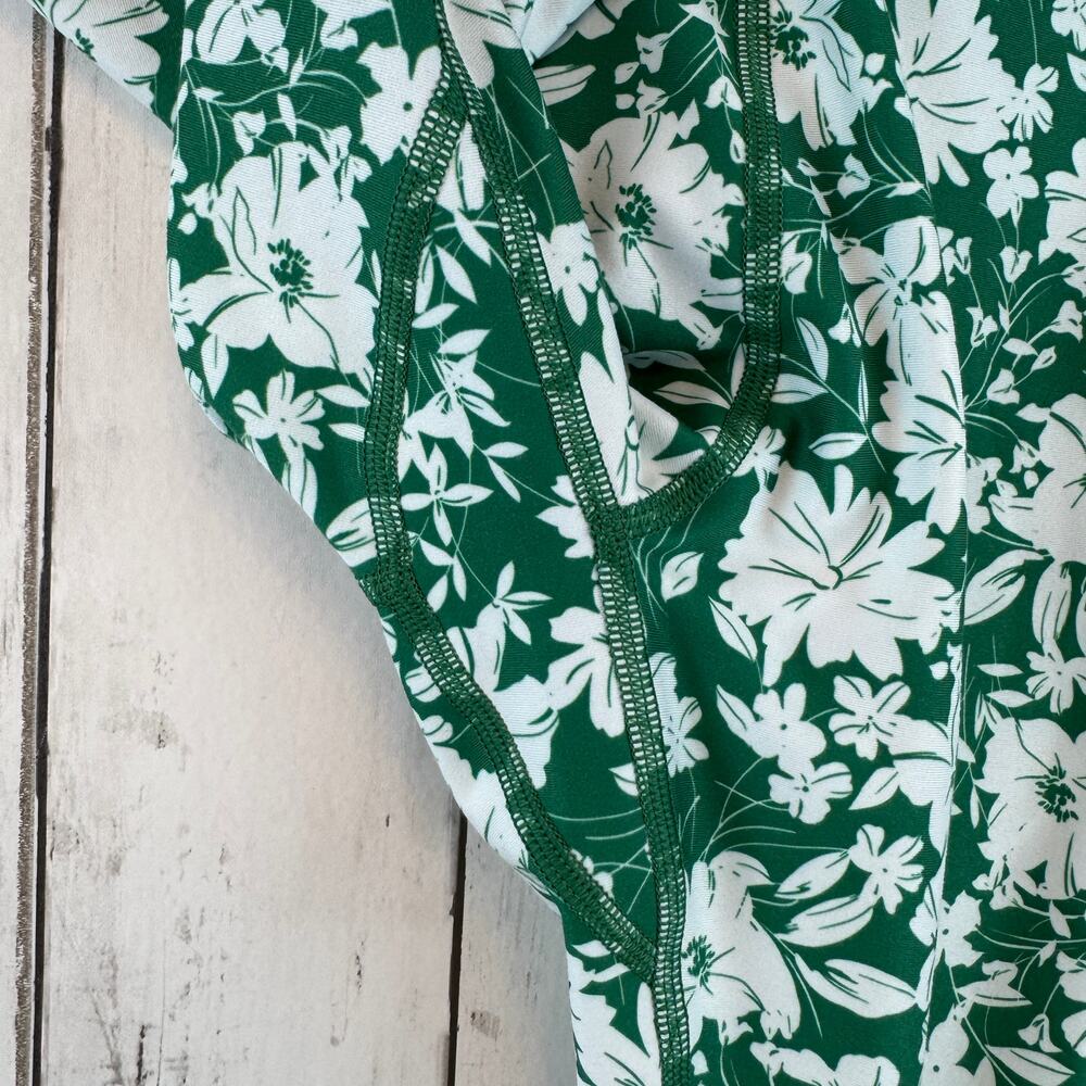 Spiritual Gangster Green Floral Verona Intent High Waisted Legging Size Medium - Picture 5 of 16